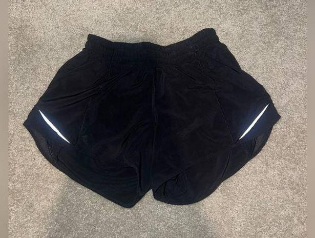 Lululemon  Hotty Hot Short Heather - Black size 6