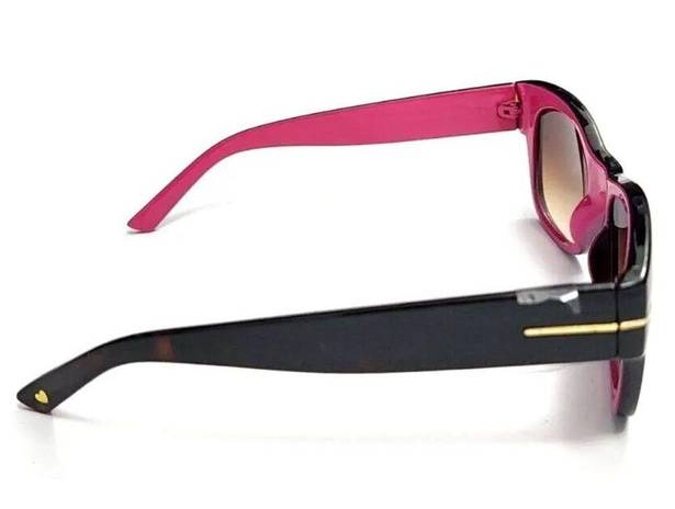 Juicy Couture  Tortoise Purple Square Sunglasses Gold Heart D6