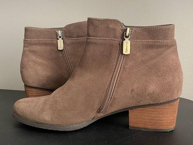 Blondo  Issac Waterproof Suede Bootie Ankle Boots Size 9.5