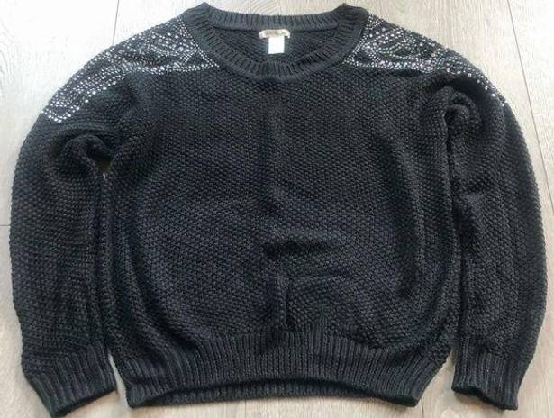 belle du jour  Black Knitted Sweater