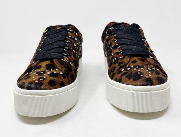 Joie [] Handan Studded Leopard Print Calf Hair Platform Sneakers NWT Sz 40 US 10