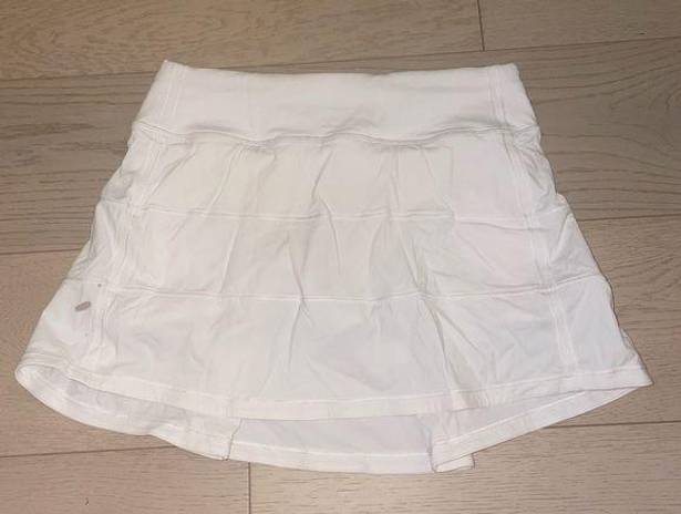 Lululemon White  Tennis Skirt