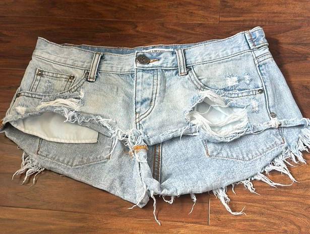 One Teaspoon Jean Shorts