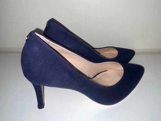 Kate Spade Blue Velvet Heels