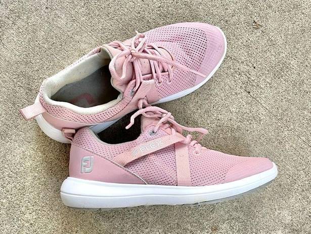 FootJoy  Titleist Women's Flex Golf Shoes Size Pink White Women’s 6.5