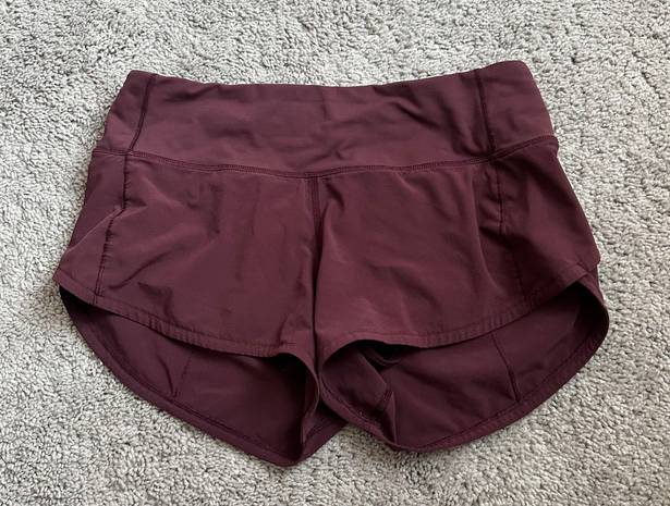 Lululemon Speed Up Shorts 2.5