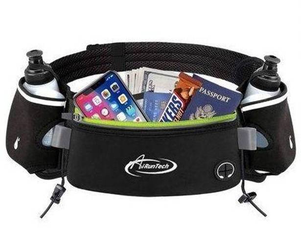 AiRunTech Hydration Running Belt with 2 bottles