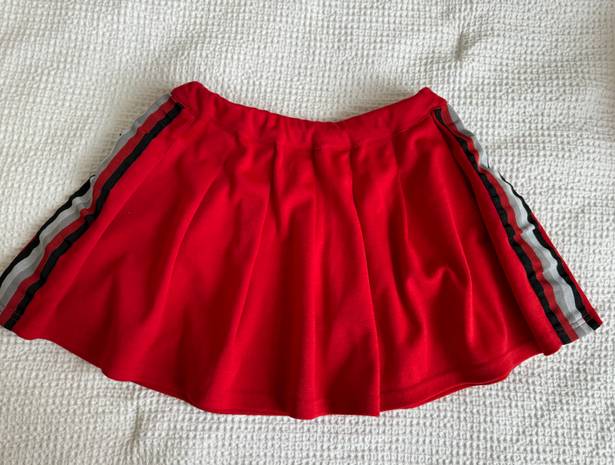 Red Cheer Skirt