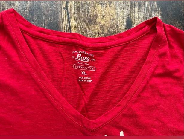 Krass&co G.H. Bass & .  | ladies Stars & Stripes Everyday tee. Size: XL