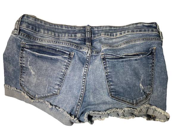 Arizona Jean Company ARIZONA Jean Short Shorts Size 0, Distressed 5 pocket zipper and button closure