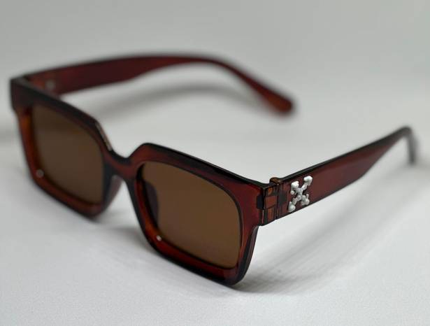 Brown Squared UV Protection Sunglasses