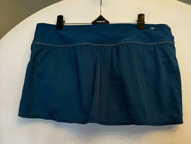 Nike  Swim Skirt teal - size 14 - key pocket on back waist