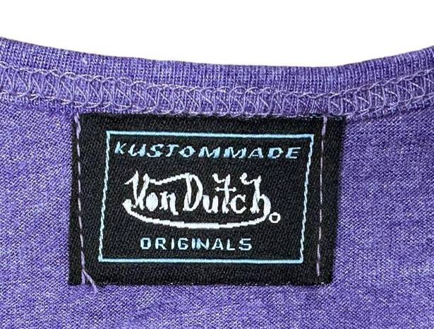 Von Dutch  Violet & Purple Short Sleeve Raglan Baby Tee