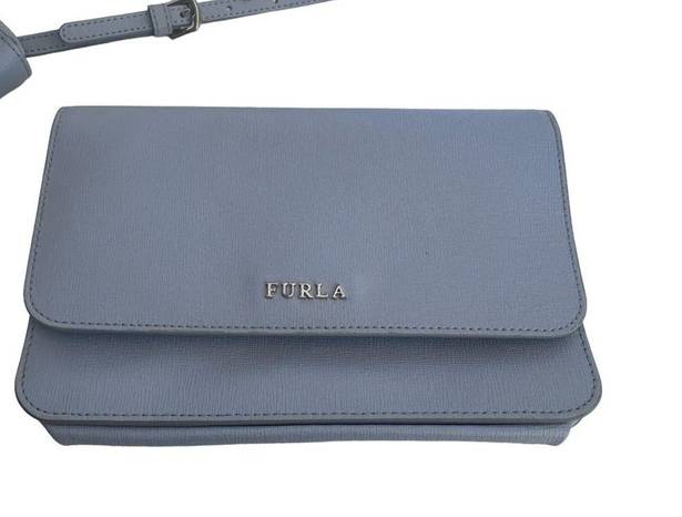 Furla  Women's Riva Two-piece Crossbody Bag And Wallet in baby blue‎