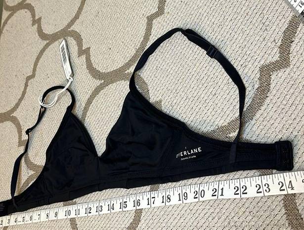 Everlane  The Cotton Bralette, black