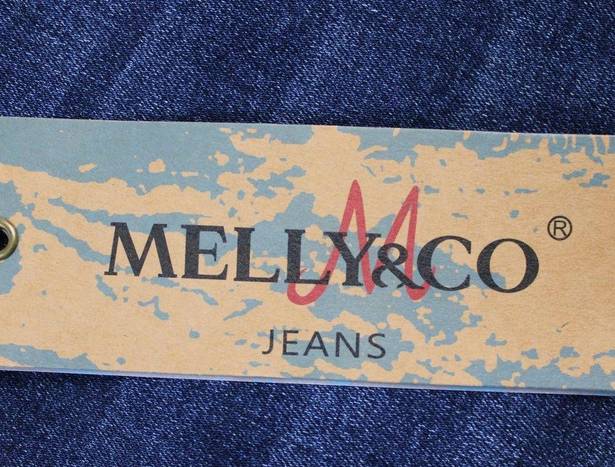 Krass&co NEW Melly& Womens M 27 Waist Wide Flare Leg Jeans Dark Wash Mid Rise Stretch