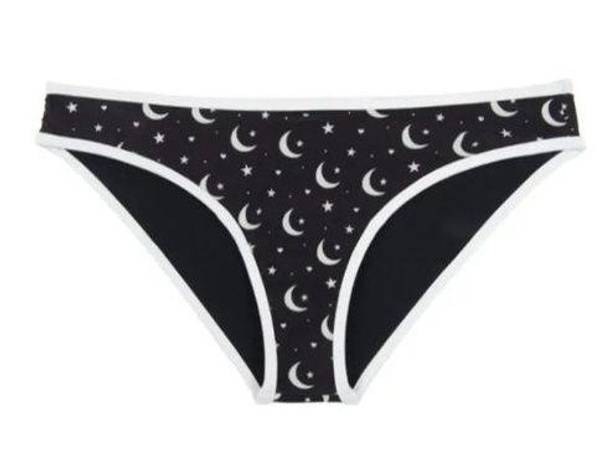 Wildfox  Moon & Star Bikini Bottom Moderate Coverage Low Rise Size Small Sz S New