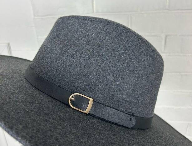 Torrid  Grey Wool Blend Melton Felt Hat Fedora Size M/L