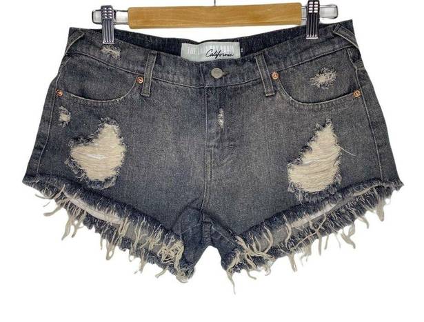 The Laundry Room  California Shorts Size 29 Distressed Cut Off Grey Women's Denim