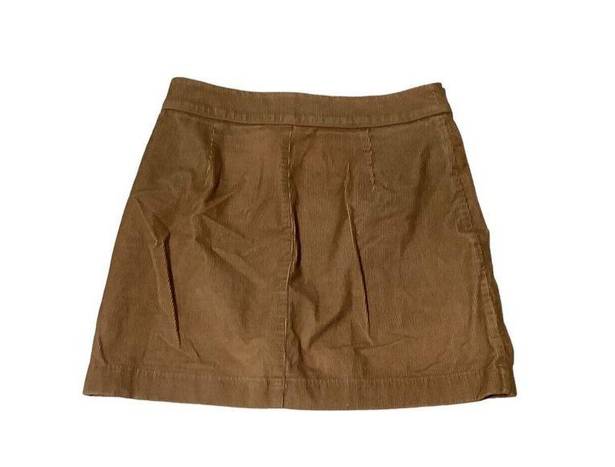 Wilfred Free  Button Front Karmen Corduroy Mini Skirt