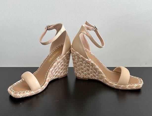 Dream Paris  Tan Wedge Sandals