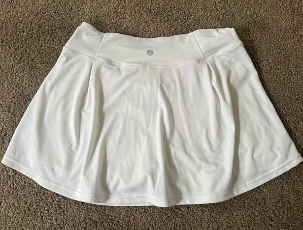 White Tennis Skirt Size L