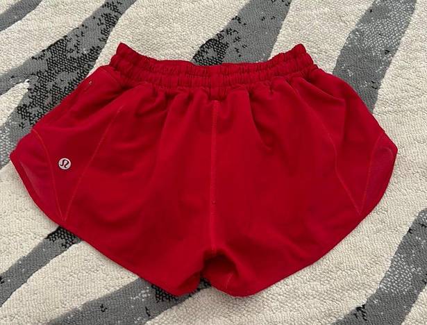 Lululemon Hotty Hot Short 2.5” Dark Red