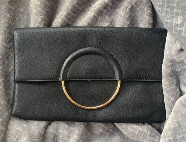 Kaari Blue Black Gold Clutch Purse