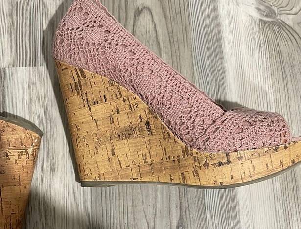 mix no. 6 Wedge, size 9, mauve, 