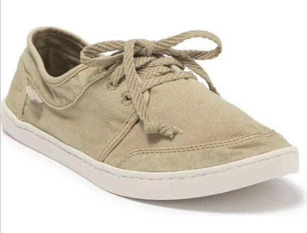 Sanuk Pair o' Dice Low Top Sneaker in Natural Size 10 NWT