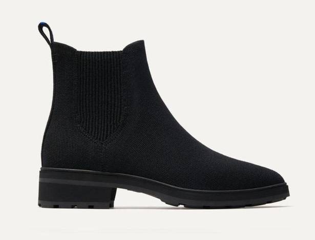 Rothy's Rothy’s The Lug Boot Merino Wool Onyx Black