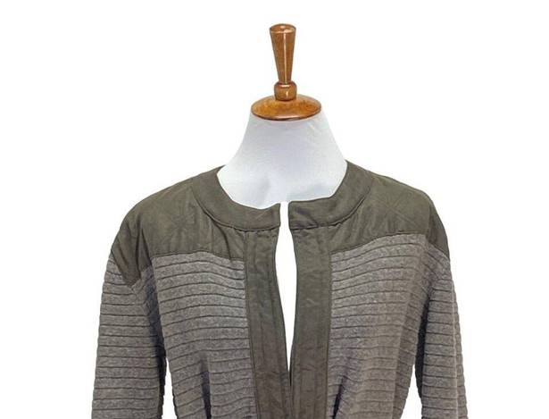 Banana Republic  Heritage Collection Jacket Green Size M Linen Blend Minimalist