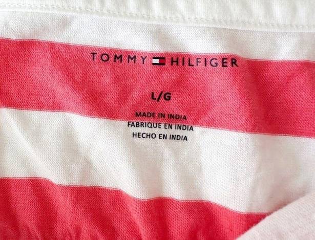 Tommy Hilfiger NWT  Pink Stripe Sleep Top Size Large