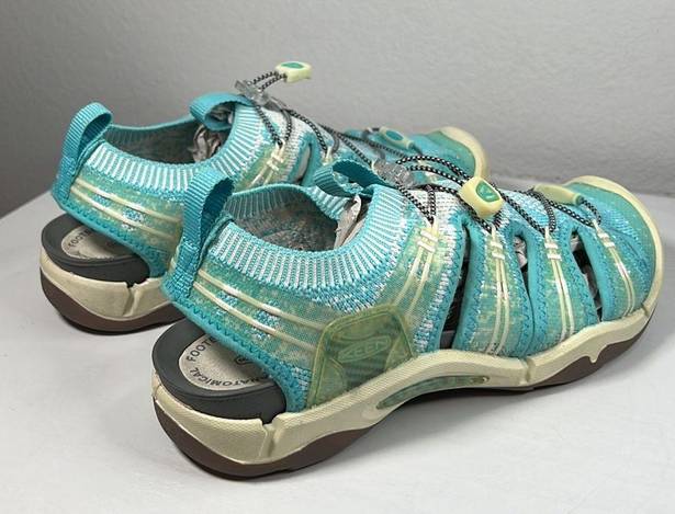 Keen  EVOFIT Outdoor Hiking Waterproof Sandals Woman Sz 7.5 Teal Turquoise