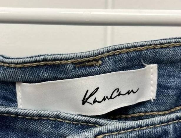 KanCan USA Brenda Low Rise Roll Cuffed Cropped Skinny Jean, 32W, NWT