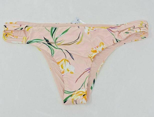 O'Neill NEW  XL Claris Floral Strappy Bottoms Cheeky Coverage $46