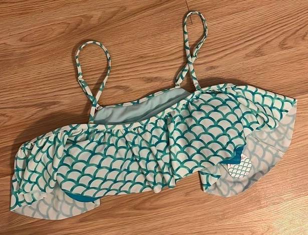 Raisin's NWT  mermaid off the shoulder bikini top size XL