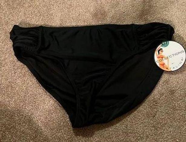 Catalina Black bikini bottoms large (12-14)