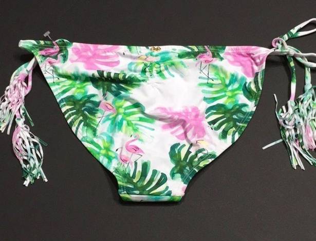 PilyQ  beaded flamingo bikini bottom. NWT