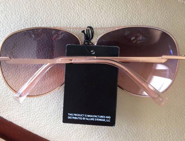 Kendall + Kylie  Rose Gold Aviator Glasses