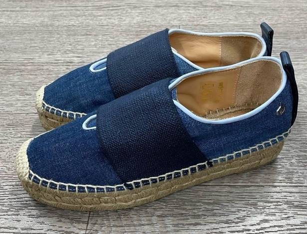 Rag and Bone  blue Nina espadrilles size 10 NWT