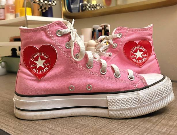 Converse Custom Pink Platform