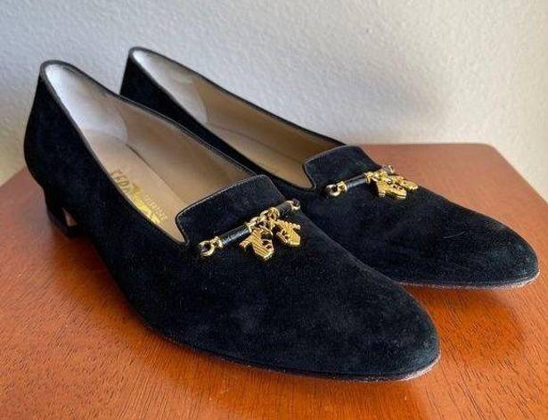 Salvatore Ferragamo  Women’s Suede Loafers Size 9