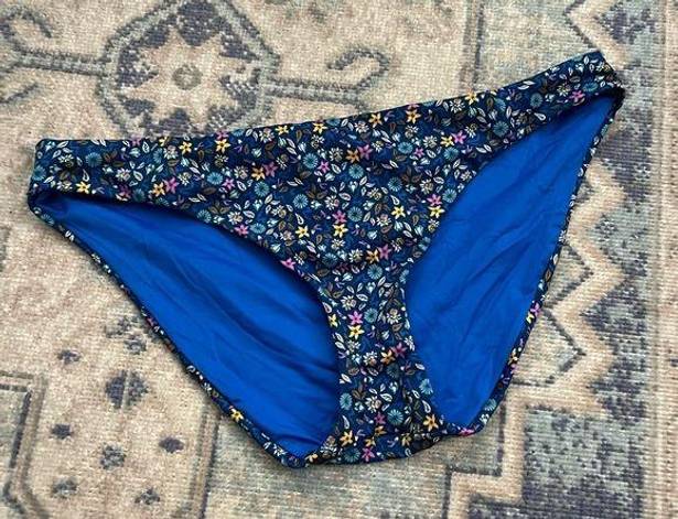 Patagonia  Blue Floral Sunamee Bikini Bottoms