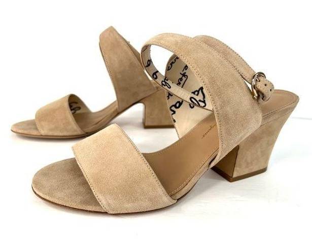 Salvatore Ferragamo  SHEENA SUEDE ANKLE STRAP GANCINI SANDALS SIZE 9