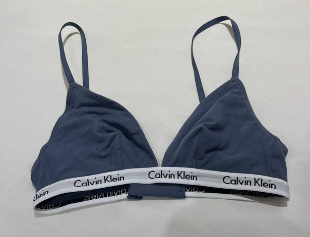 Calvin Klein Women’s Blue V Neck Bra