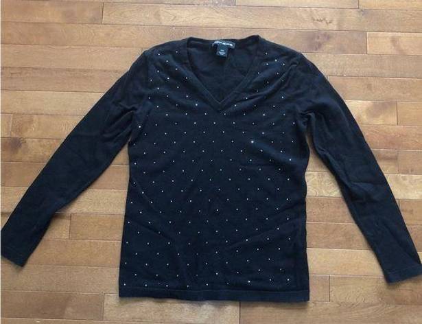 DKNY  Rhinestone Sweater