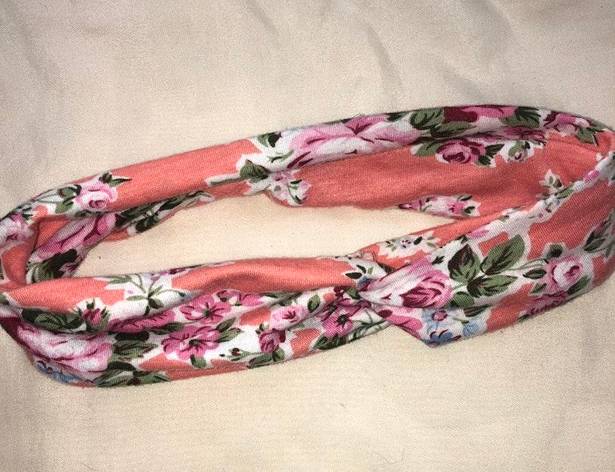 Forever 21 Peach Floral Headband