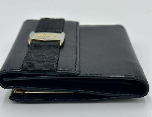 Salvatore Ferragamo  Vintage wallet Cordovan leather black