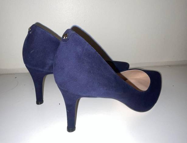 Kate Spade Blue Velvet Heels